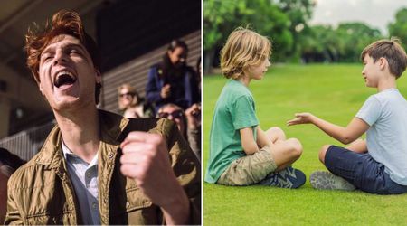 Dad overheard his 9-year-old’s football friends call him ‘embarrassing’ for cheering too loud — his son’s response melted his heart