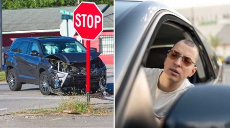 People panicked as SUV hit a barrier and bounced back into moving traffic — a witness’s split-second action prevented a major disaster
