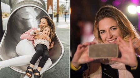 Mom spotted a stranger telling her kids to pose for a photo — moments later, the stranger airdropped the pictures to her and left her stunned