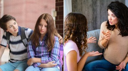 Her daughter was embarrassed when an older boy on her bus pointed out period stain on her pants — his next words moved her mom deeply