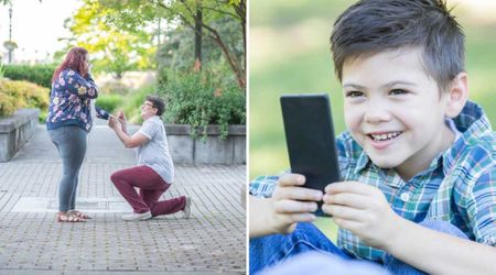 Woman asked her young son to film her best friend’s proposal — his mid-video comment about the queer couple had everyone cracking up