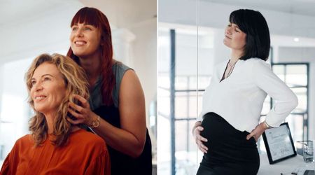 Pregnant hairstylist’s water broke while coloring a client’s hair — what she chose instead of rushing to hospital stunned everyone