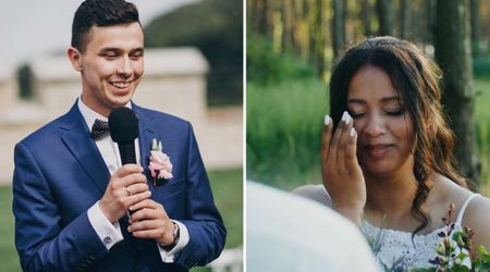 Bride confused when groom thanked her for bringing a ‘special person’ into his life who wasn’t her — the name he said left her sobbing
