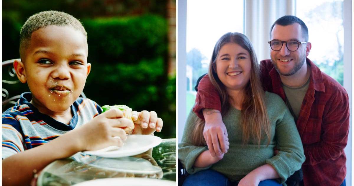 (L )A kid eating and looking at someone ; (R) A couple looking in awe at someone (Representative Cover Image Source: Getty Images | Photo by (L) Thomas Barwick ; (R) Dougal Waters)