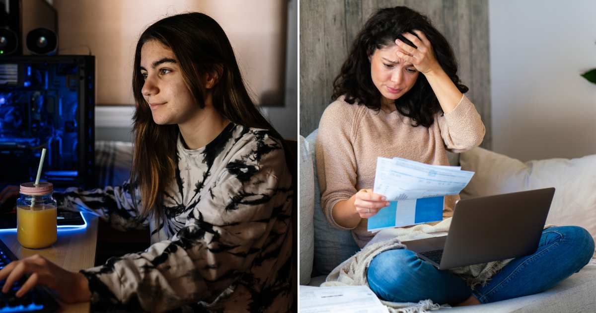 (L) A girl surfing over internet (R) A worried woman reading the bills (Representative Cover Source: Getty Images | (L) Sebastian Ramirez Morales; (R) StockPlanets)