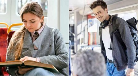Woman reading on the subway is stopped by a man who asks if she enjoys fiction—what he pulls from his bag leaves her deeply moved