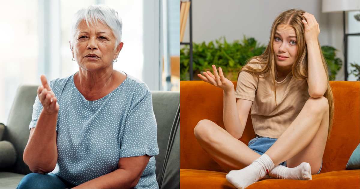 (L ) Old woman talking ; (R) Young woman confused (Representative Cover Image Source: Getty Images | Photo by (L) Jacob Wackerhausen ; (R) Andrii Iemelyaneko)