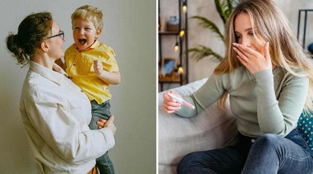 Mom of two took a pregnancy test after her son insisted she had a baby in her tummy—the result left her convinced he had 'superpowers'