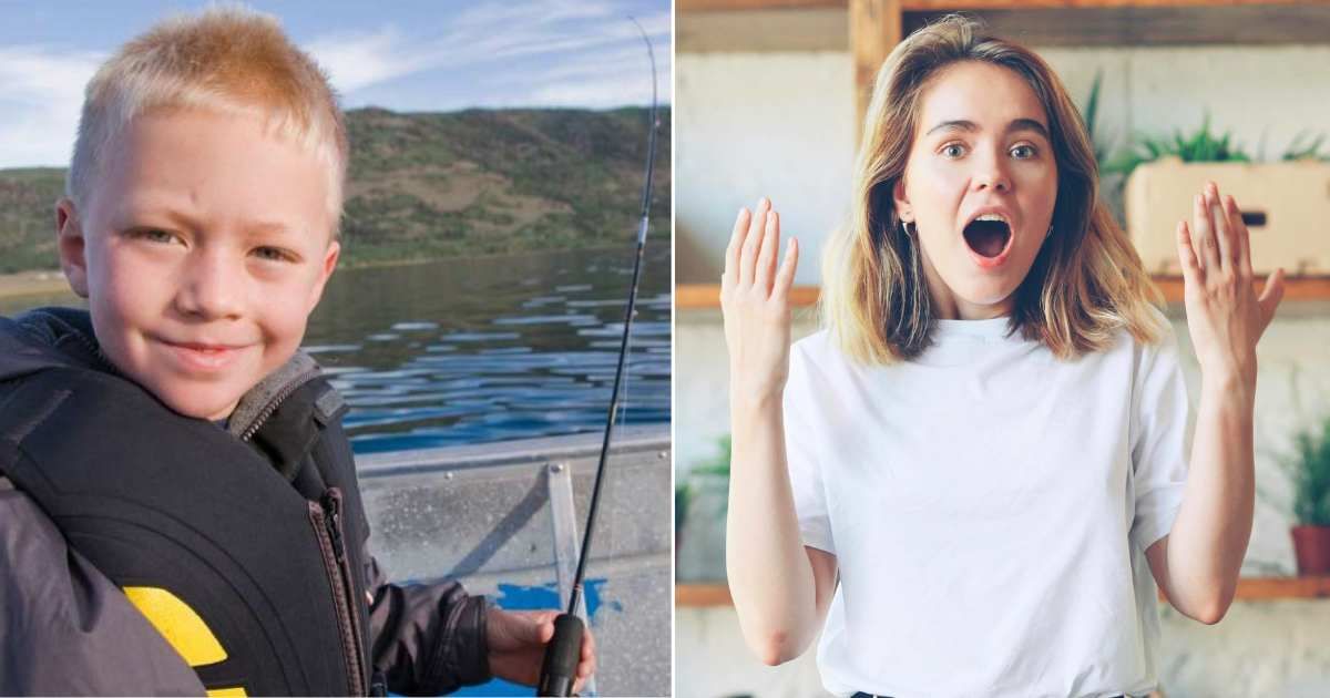 (L ) A kid fishing ; (R) A woman looks surprised and speechless. (Representative Cover Image Source: L - Getty Images | KarenMower, R - Pexels| Vitaly Gariev)