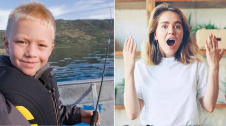 Mom told her son to hurry while he was fishing on a family boat trip — his sassy comeback about her own habit left her speechless