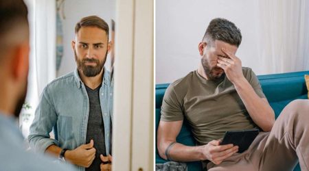 Man was confused when a striped shirt he wore to work left him overwhelmed — then he saw a childhood picture and broke down