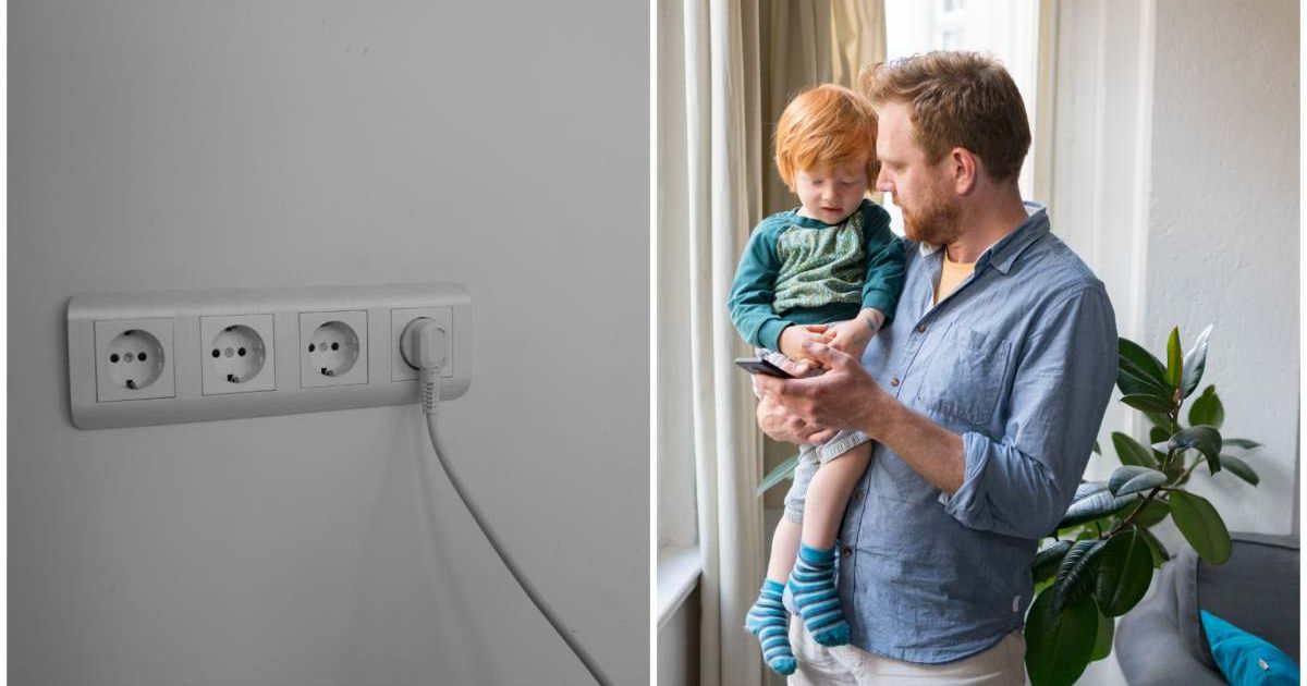 (L) A switchboard; (R) A dad holding his son (Representative Cover Image Source: (L) Pexels (R) Getty Images | Photo by (L) Nikita Nikitin ; (R) Simon Ritzmann)