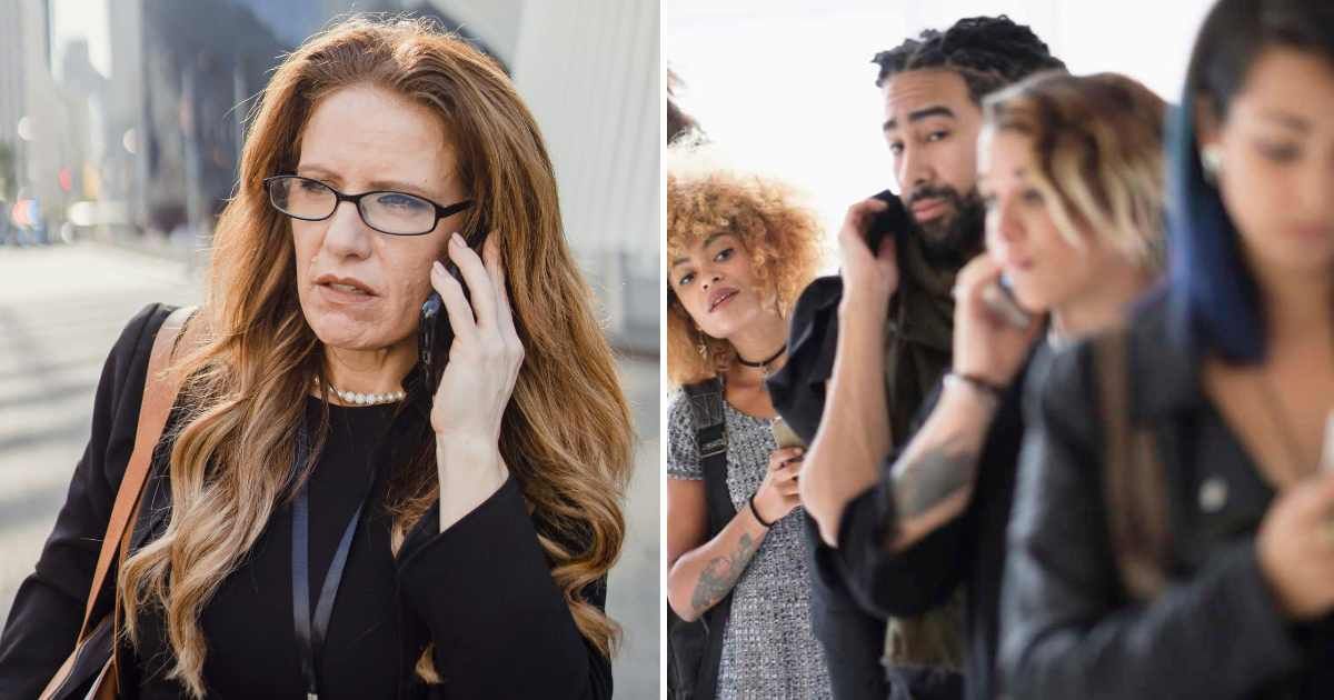(L) Woman on call. (R) People waiting in line. (Representative Cover Image Source: Pexels, Getty Images | (L) Mizuno K, (R) Tetra images)