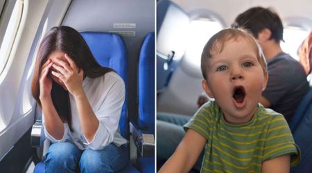 Mom was embarrassed by her toddler’s tantrum on a plane — then a stranger five rows back did something that left her baffled