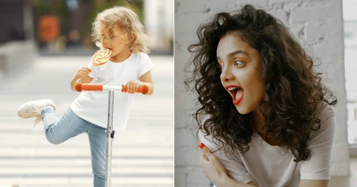 (L) A little girl eating candy (R) A woman stunned (Representative Cover Source: Pexels | (L) Gustavo Fring; (R) Polina Zimmerman)