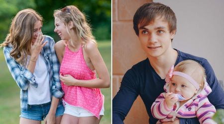 Teen girls at the restaurant kept making creepy 'jokes' about his baby—until dad's chilling comeback shut them down instantly