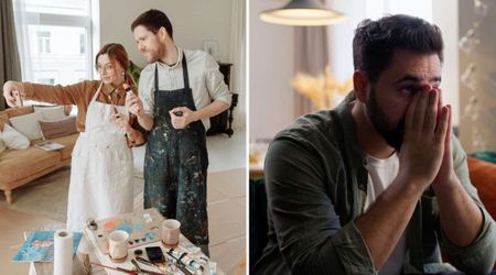 Husband thought they were doing a ‘paint each other’ date night — what she painted instead left him speechless 