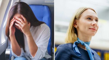 Flight attendant made one exception for a 25-year-old passenger terrified of flying — the moment left her in tears