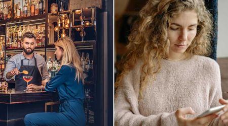 Bartender asked a woman sitting alone to read his ‘sister’s message’ on his phone — the warning she saw instead left her stunned