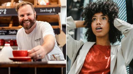 Coffee shop waiter’s over-the-top reaction to a $10 tip left the customer confused — until a glance at their wallet made their heart drop