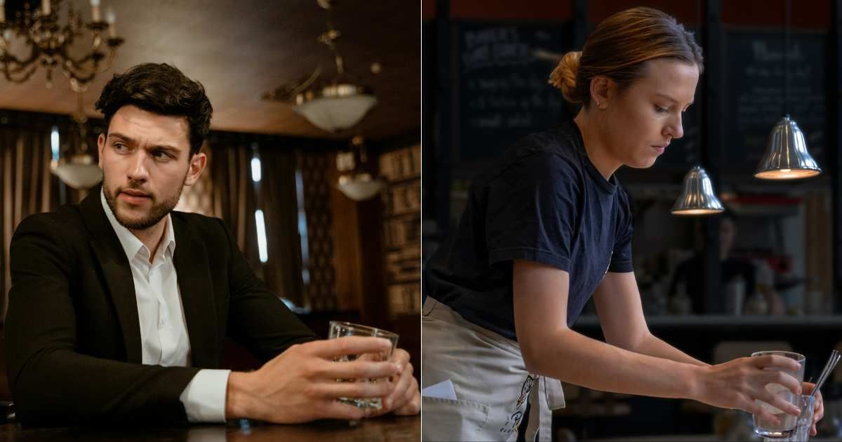 (L) Man looking slyly at the bar. (R) The server looks agitated while clearing the table. (Representative Cover Image Source: L - Pexels| Mart Production, R - Unsplash| Fernand de Canne)