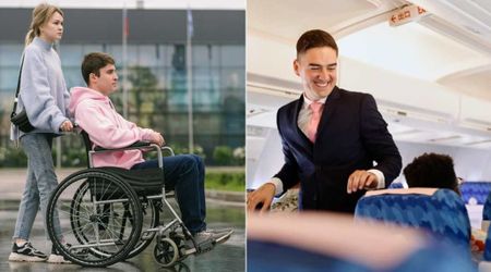 Wife broke down after airport denied wheelchair help for her husband with ALS — then a stranger in uniform stepped in unexpectedly 