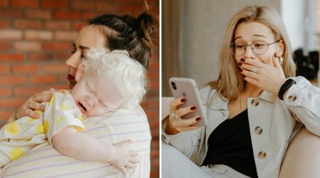 Mom puzzled as her baby refused to sleep — then a tiny detail in earlier photos left her stunned