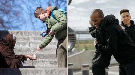 Teen spent minutes searching for 10 cents so a homeless woman could buy candy — moments later, he realized the delay may have saved their lives