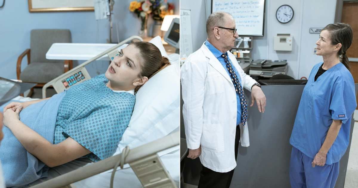 (L) Scared young woman in hospital bed. (R) Nurse talking to doctor. (Representative Cover Image Source: Pexels| RDNE Stock Project)