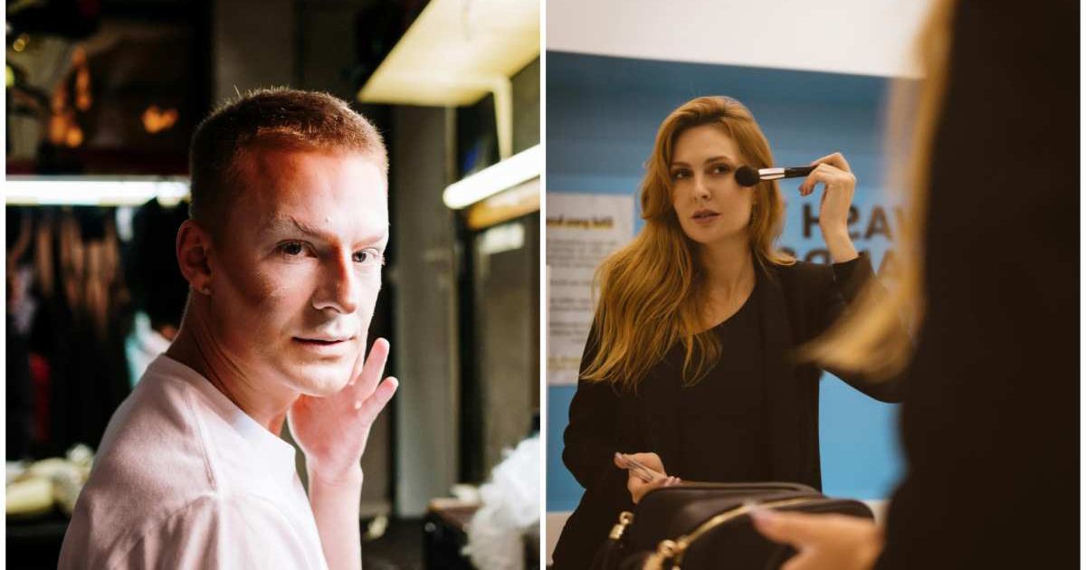 (L ) A male employee wearing makeup; (R) A woman buying cosmetics (Representative Cover Image Source: Getty Images | Photo by (L) cottonbro studio  ; (R) Tatiana Castrillon )