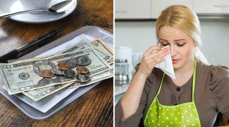 A dad left a nervous new waitress a huge tip after his son made a mess — her tearful confession broke his heart