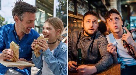Two grown men kept staring at his teenage daughter during dinner — what he said on the way out left them red-faced