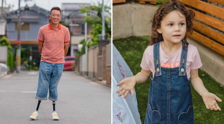 Little girl asked disabled man what happened to his legs — her brutally innocent response left him laughing in shock