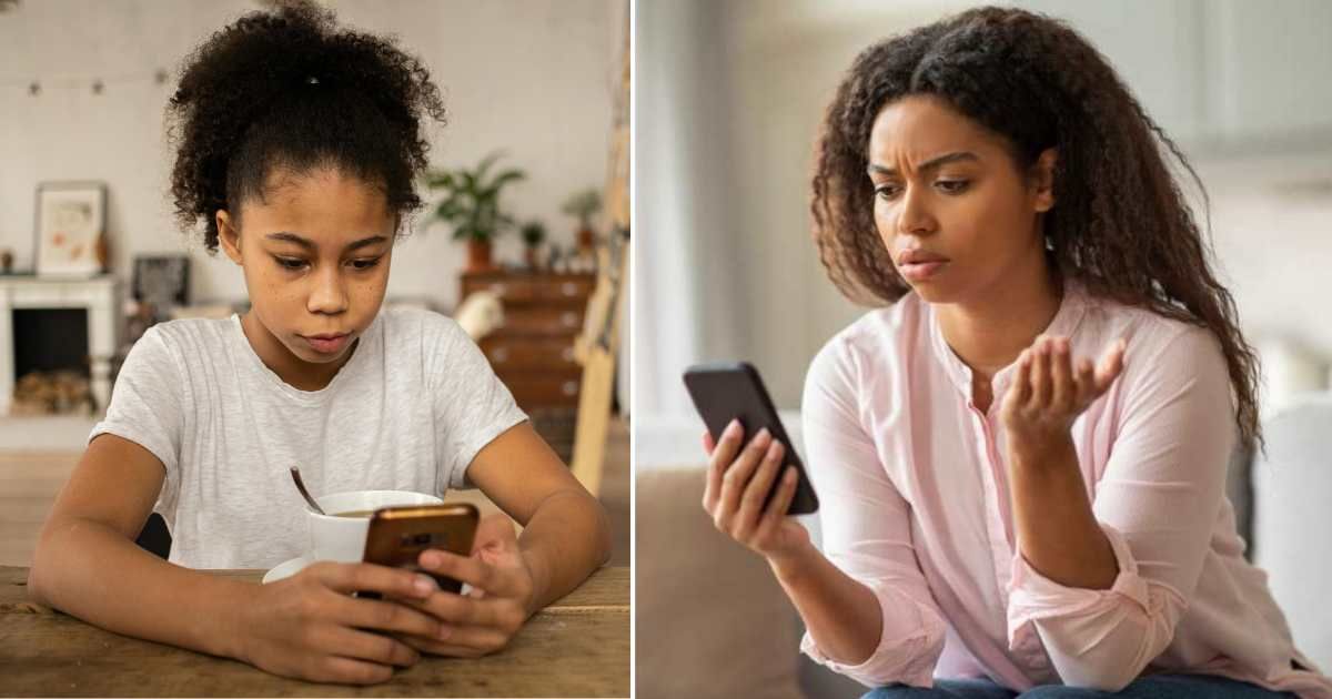 (L) Teenage girl on call. (R) Worried woman looking at phone. (Representative Cover Image Source: L - Pexels| Monstera Production, R - Getty Images |Prostock studio)