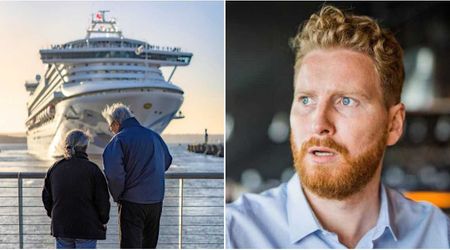 Two strangers he met at the airport were headed on a cruise for their first date — he couldn’t believe how long the trip was