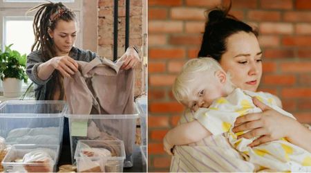 Mom was irritated at a shopper hogging baby clothes at the thrift store — then the stranger’s quiet gesture nearly brought her to tears