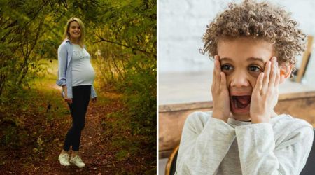 Little boy horrified after asking pregnant woman why her belly was so big — his follow-up question is comedy gold