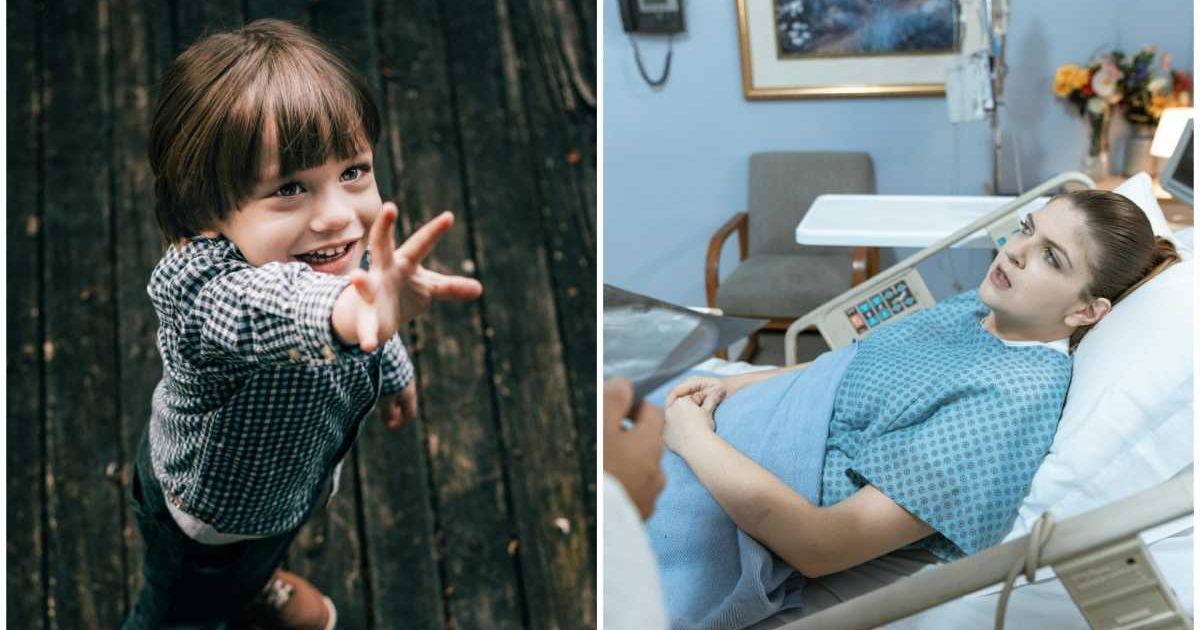 (L ) A kid pointing at something ; (R) A woman lying in a hospital bed (Representative Cover Image Source: Pexels | Photo by (L) Camilo Ospina ; (R) RDNE Stock project)