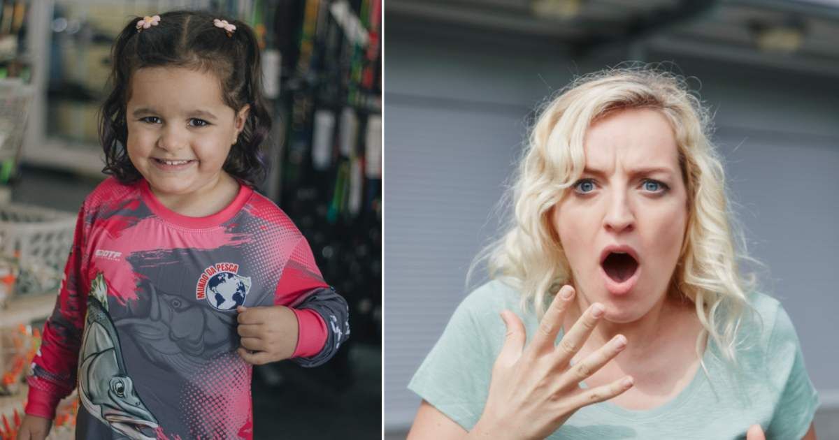 (L) Toddler in grocery store. (R) Shocked woman. (Representative Cover Image Source: (L) Pexels | Mayara Caroline Mombelli, (R) Getty | Westend61)