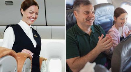 Passengers were ready to deboard after landing — then a flight attendant held out her hand with a request that left them emotional