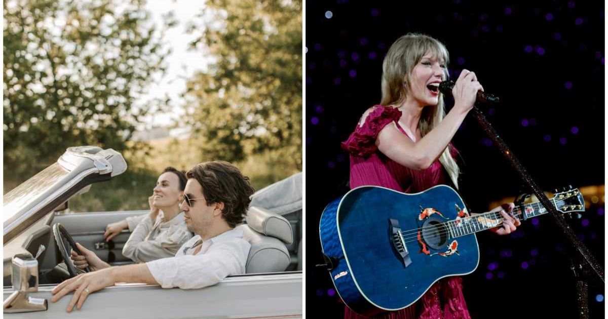 (L) A couple in a car; (R) Taylor Swift performs during night two of Taylor Swift | The Eras Tour at GEHA Field (Representative Cover Image Source: (L) Pexels| Vlada Karpovich ; (R) Getty Images| Fernando Leon)