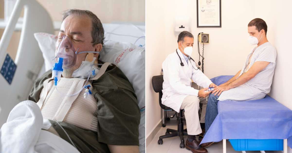 Man on a hospital bed (L). A routine checkup (R). (Representative Cover Image Source: Pexels Images | Photo by Engin Akyurt and Los Muertos Crew)