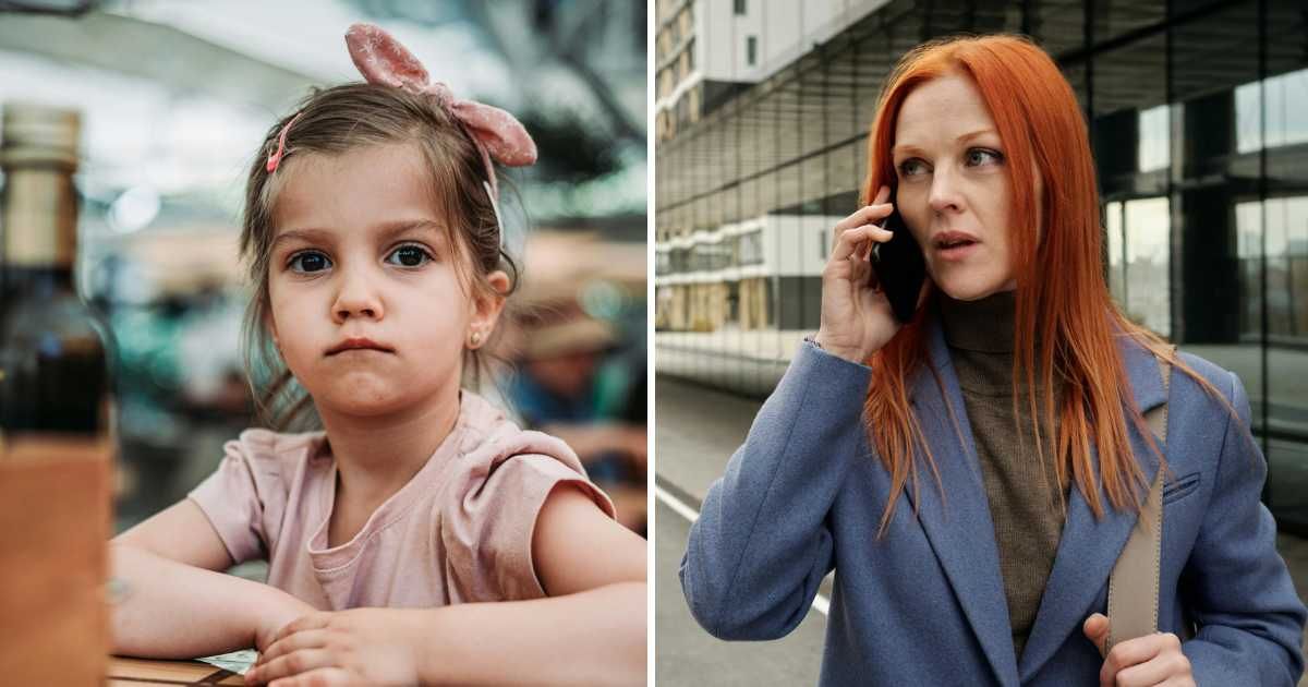 (L) Little girl sitting in cafe. (R) Woman on call.  (Representative Cover Image Source: Pexels | (L) urtimud.89, (R) Jack Sparrow)
