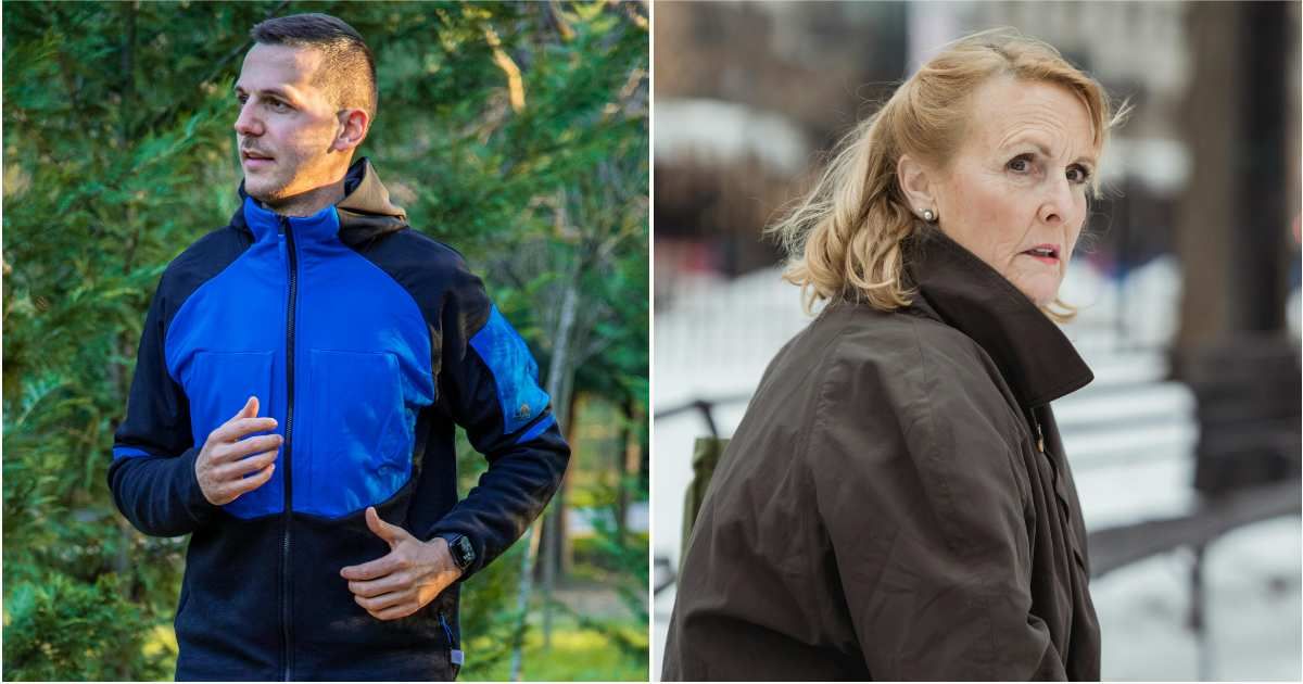 (L) A man looking at someone and heading in their direction. (R) An elderly woman is looking intently. (Representative Cover Image Source: Pexels | (L) Xhemi Photo, (R) Leona Swift)