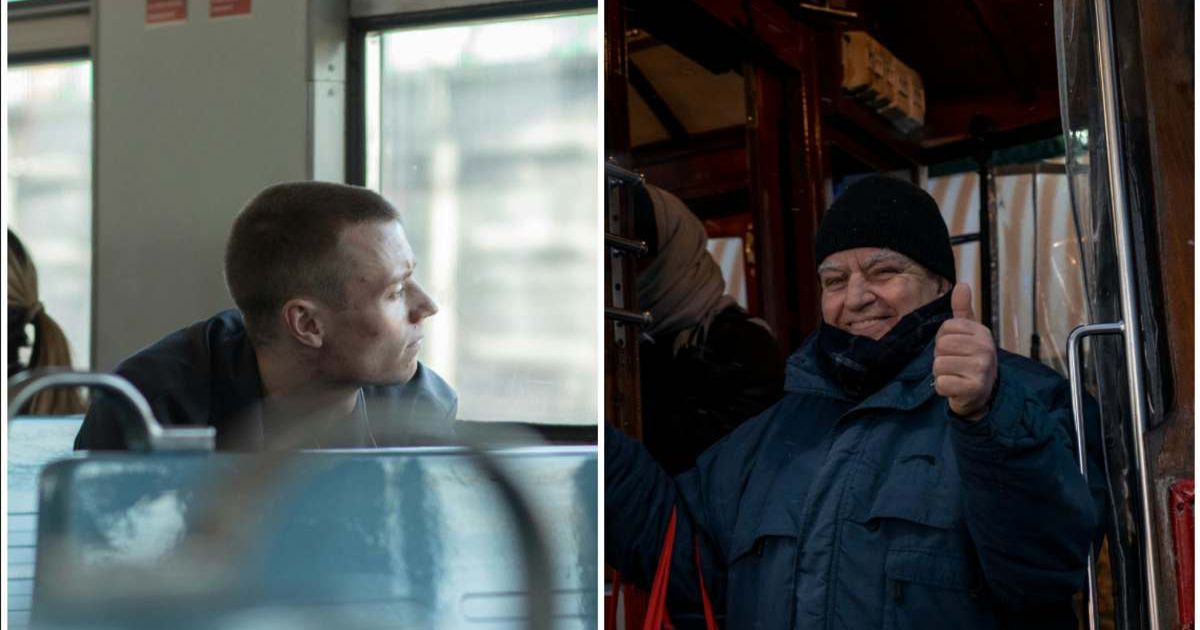 (L )  A man in a train ; (R) A man smiling inside a train (Representative Cover Image Source: Pexels | Photo by (L) Tatyana ; (R) Zeynep Sude Emek)