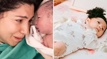 She thought holding her newborn for the first time was the day’s biggest surprise — then she read what was on the baby’s onesie and broke down