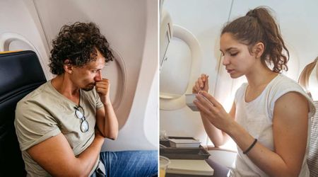 A man loudly complained that her homemade food 'stinks' on a plane — but people backed what she did next for one unexpected reason