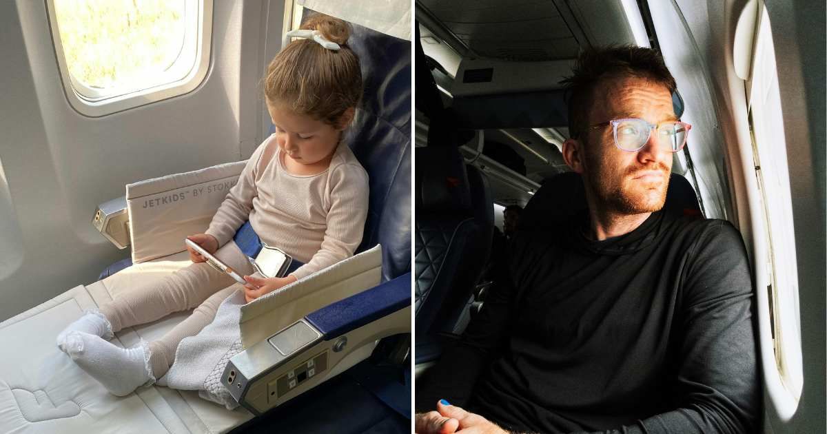 (L) A toddler sitting at a window seat. (R) An unbothered passenger looking out the window during his flight. (Representative Cover Image Source: Pexels | L -Rahul Singh, R - K.)
