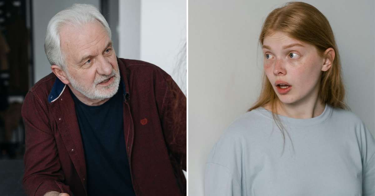 (L) A senior man animatedly asks a question. (R) A woman was shocked and confused. (Representative Cover Image Source: Pexels | L -Pavel Danilyuk, R - MART PRODUCTION)
