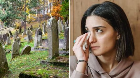 Cemetery cleaner noticed a man driving past her again and again — then he stopped to say the words she needed most